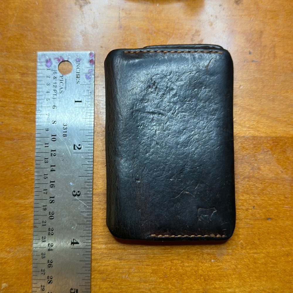 Will Leathergoods cardholder/wallet brown leather